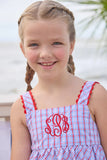 Little English Patriotic Plaid Evie Dress