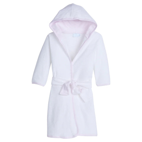Little English Pink Mini Stripe Signature Robe