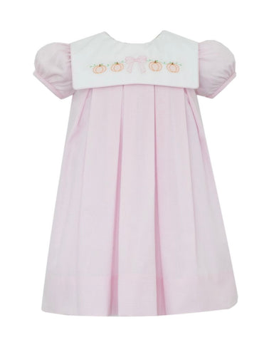 Anavini Pink Gingham Pumpkin Bib Float Dress