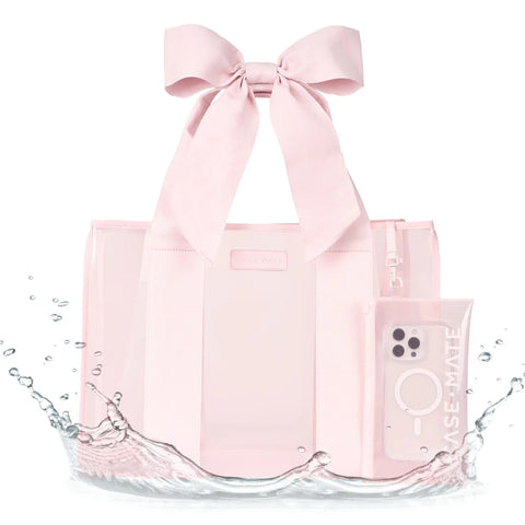 Case-Mate Special Edition Bow Beach Tote w/ Phone Pouch