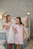 Set Fashion Light Pink Velvet Harriet Dress