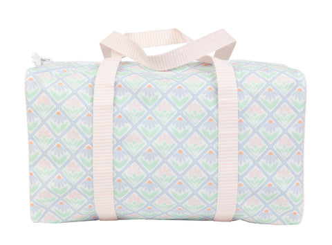 Apple of My Isla Pastel Floral Duffel Bag