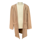 Pleat Colletion Coffee Hadley Cardigan