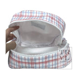 TRVL Classic Red Plaid Backpack- Mini