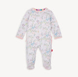 Magnetic Me Emily Lavender Floral Footie