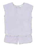 Grace & James Lavender Floral Terry Set