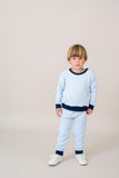 Lullaby Set Blue Quilted Sweatsuit
