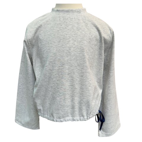 Pleat Collection Grey Wesley Top
