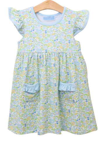 Trotter Street Blooming Floral Pocket Dress