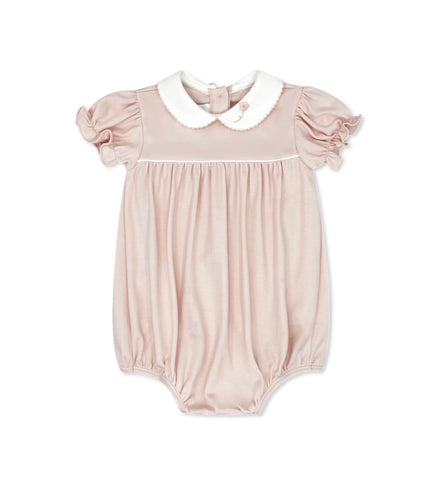 Lullaby Set Pink Knit Flower Charleston Bubble