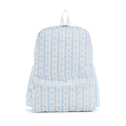 TRVL Blue Blue Ribbon Floral Backpack