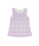 Set Athletics Petal Purple Windowpane Tori Tank