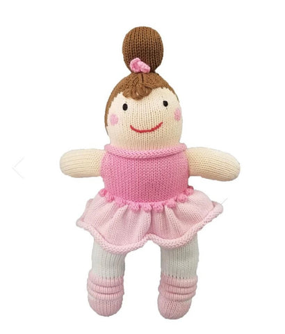 Zubels Brown Hair Ballerina Doll