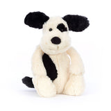 Jellycat Rufferty Black & Cream Puppy- Small