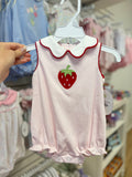 Zuccini Strawberry Knit Bubble