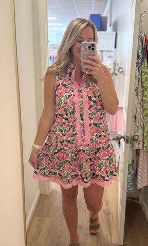 Lilly Pink Floral Dress