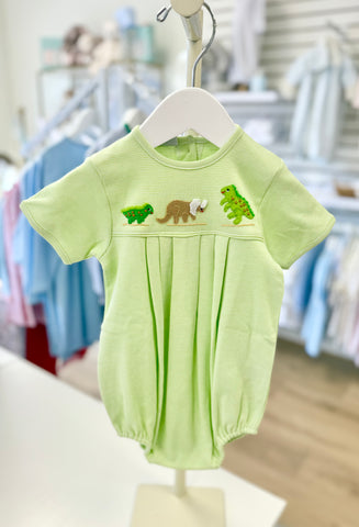 Squiggles by Charlie Green Stripe Dino Bubble