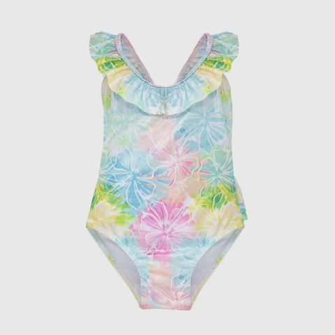 Flap Happy Hibiscus Blooms Mindy Crossback Swimsuit