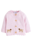 Little English Girls Lab Crochet Cardigan