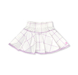 Set Athletics Pure Coconut Windowpane Quinn Skort