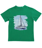 J. Bailey Green Sailboat Tee