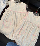 Baby Sen Floral Heart Dress