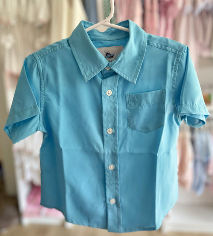 SouthBound Turquoise Fishing Shirt- All Sizes