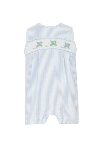 Petit Bebe Knit Airplane Short Jon Jon