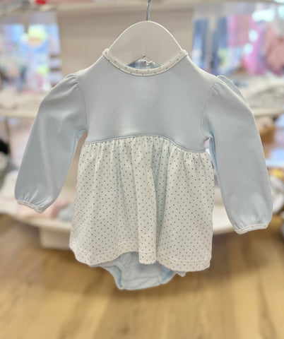 Squiggles by Charlie Blue Dot Bubble Dress
