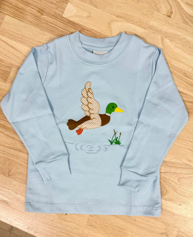 Squiggles by Charlie Blue Mallard Long Sleeve Tee