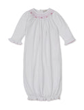Kissy Kissy White Summer Bishop Smocked Gown