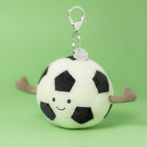Jellycat Amuseables Soccer Bag Charm