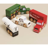 Le Toy Van Wooden Trailer Truck Set