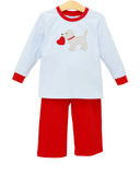 Trotter Street Puppy Love Boys Pant Set