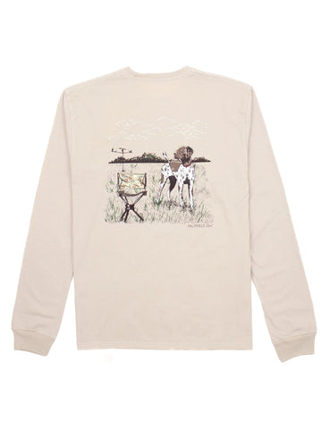 Properly Tied Linen Dove Hunt Long Sleeve Tee