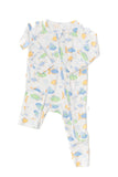 The Uptown Baby School of Fish Zip Pajama