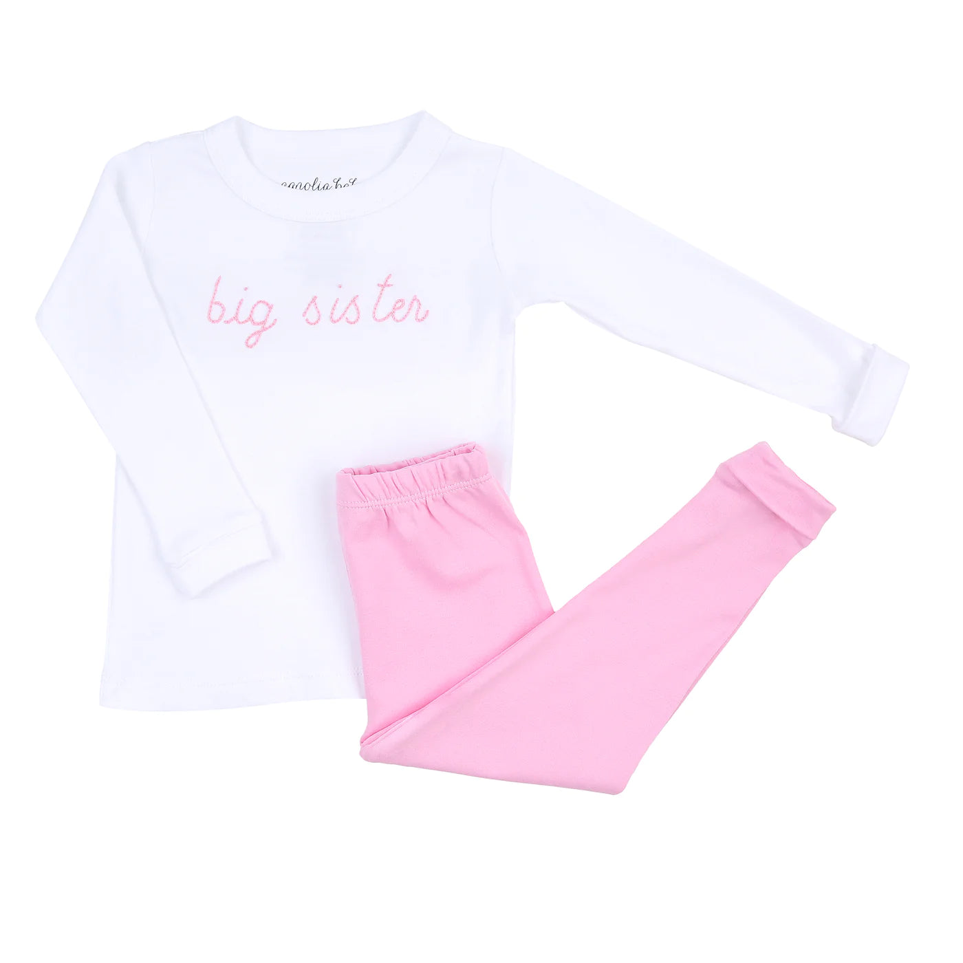Magnolia Baby Big Sister Long Pajamas – Pink Sheep Boutique