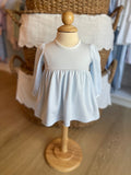 Squiggles by Charlie Pale Blue/Dot Bubble Dress