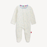 Magnetic Me Blue Tiny Tides Organic Cotton Footie