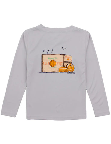 Properly Tied Ice Grey Clay Day Performance Tee