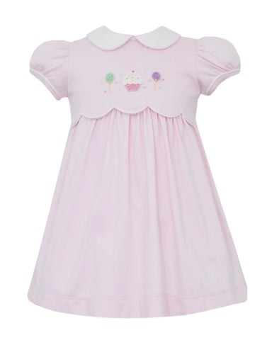 Petit Bebe Knit Pink Cupcake Dress