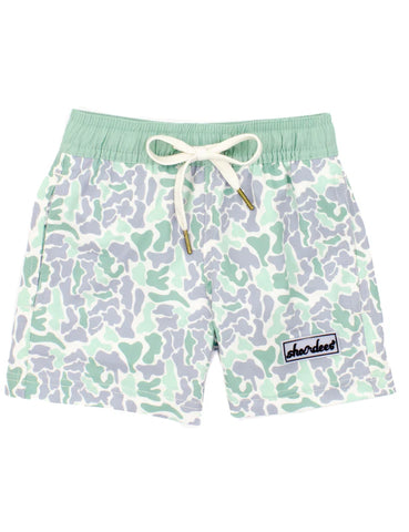 Properly Tied Sage Camo Shordees Swim