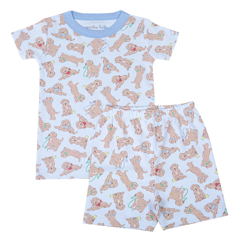 Magnolia Baby Golden Pup Short Pajamas