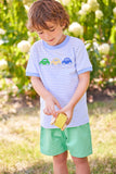 Little English Green Twill Basic Short