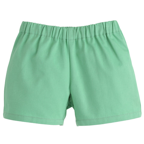 Little English Green Twill Basic Short