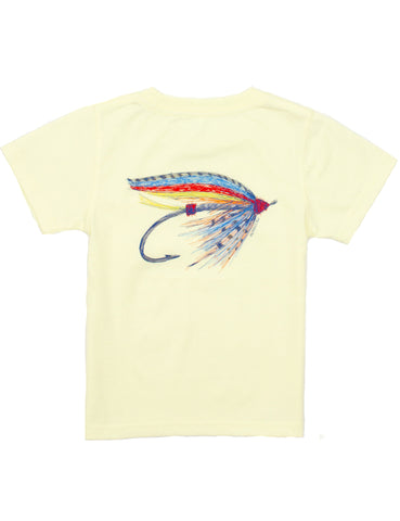 Properly Tied Light Yellow Let it Fly Tee