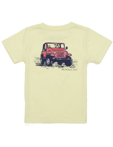 Properly Tied Light Yellow Off Road Tee