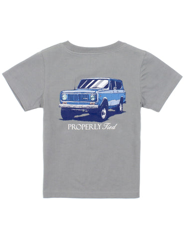 Properly Tied Battleship Grey Joyride Tee