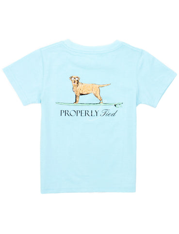 Properly Tied Powder Blue Wave Rider Tee