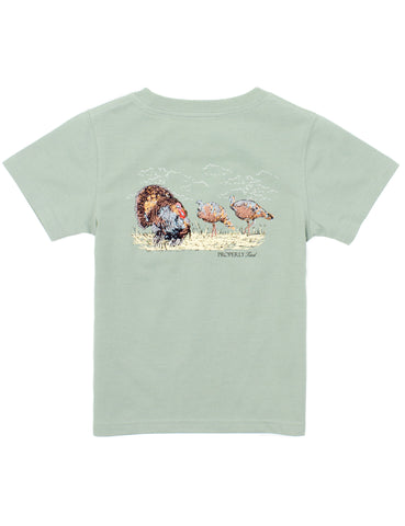 Properly Tied Sage Turkey Hunt Tee